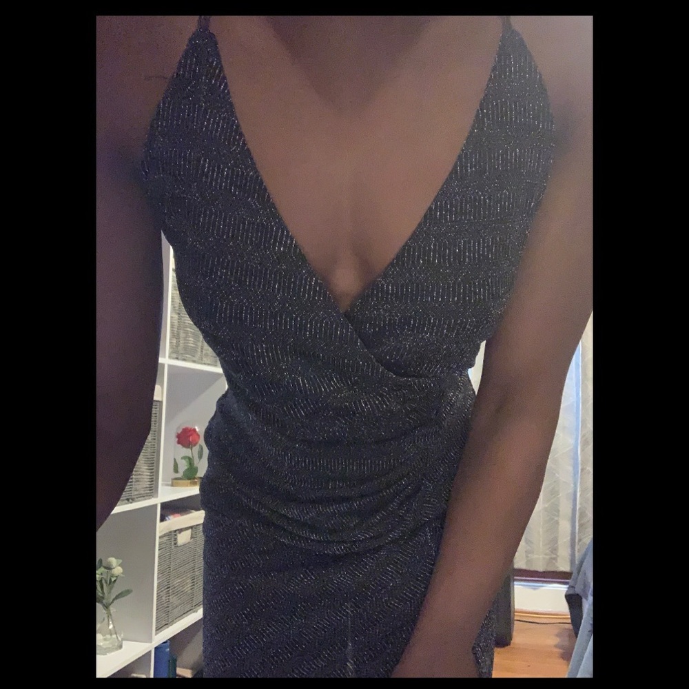 American apparel glitter dress